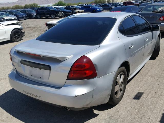 2G2WP522951346565 - 2005 PONTIAC GRAND PRIX SILVER photo 4