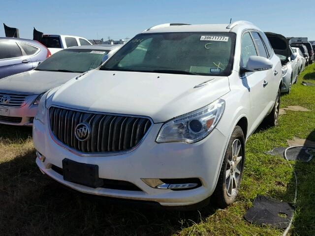 5GAKRBKD0GJ159844 - 2016 BUICK ENCLAVE WHITE photo 2