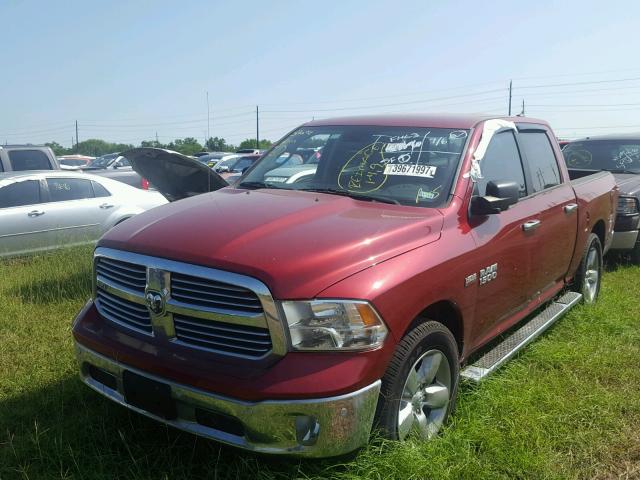 1C6RR6LT4ES415458 - 2014 RAM 1500 SLT RED photo 2