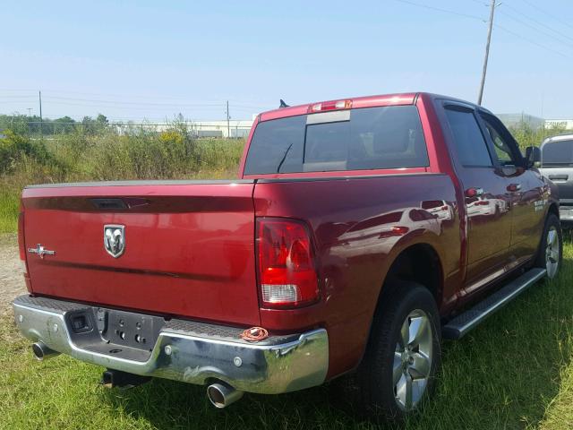 1C6RR6LT4ES415458 - 2014 RAM 1500 SLT RED photo 4