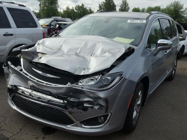 2C4RC1GG8JR268955 - 2018 CHRYSLER PACIFICA L 银色 照片 2