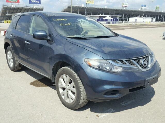 JN8AZ1MU0BW051368 - 2011 NISSAN MURANO S BLUE photo 1