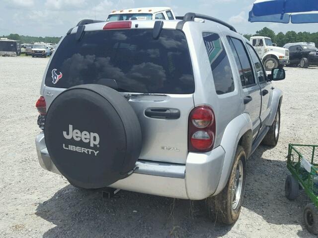1J4GK38K45W685697 - 2005 JEEP LIBERTY RE SILVER photo 4