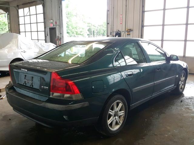 YV1RS61R322131622 - 2002 VOLVO S60 GREEN photo 4