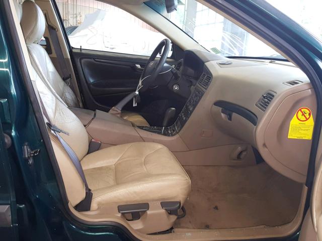 YV1RS61R322131622 - 2002 VOLVO S60 Зеленый фото 5