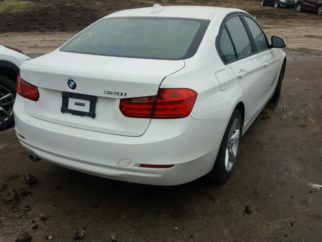 WBA3B1G5XENN90908 - 2014 BMW 320 WHITE photo 4