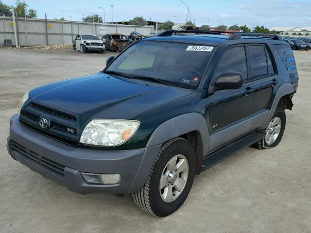 JTEZT14RX30005266 - 2003 TOYOTA 4RUNNER SR GRAY photo 2