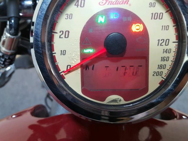 56KMSA001G3108955 - 2016 INDIAN MOTORCYCLE CO. SCOUT ABS RED photo 10