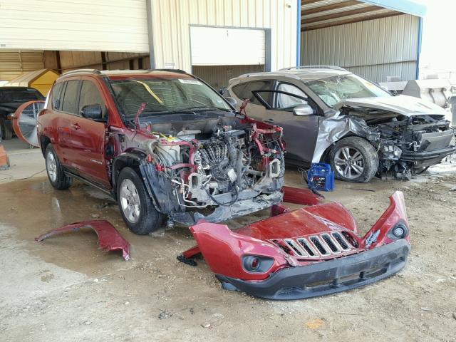 1C4NJCBA1ED829590 - 2014 JEEP COMPASS SP RED photo 1