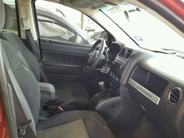 1C4NJCBA1ED829590 - 2014 JEEP COMPASS SP RED photo 5