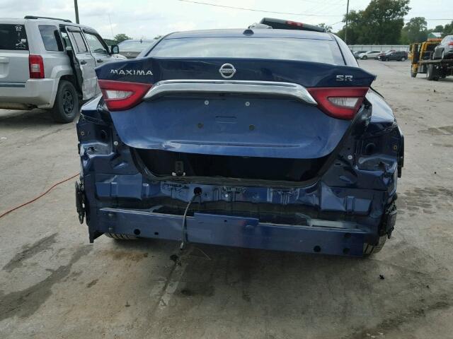 1N4AA6AP8HC427846 - 2017 NISSAN MAXIMA 3.5 BLUE photo 9