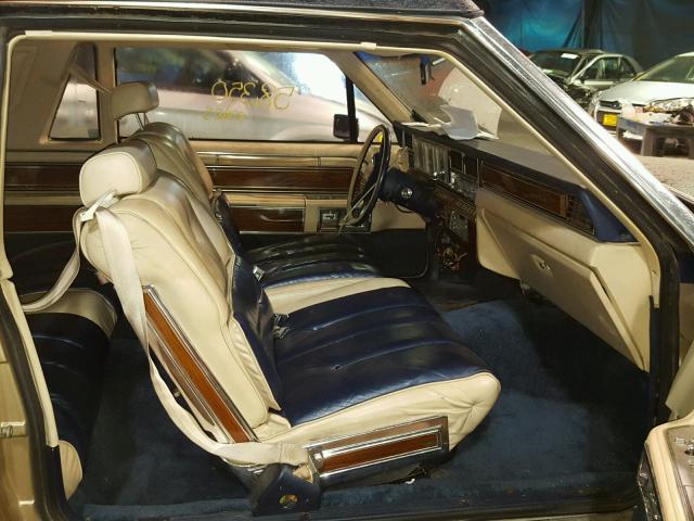 1MRBP95F7BY622862 - 1981 LINCOLN MARK VI BLUE photo 5