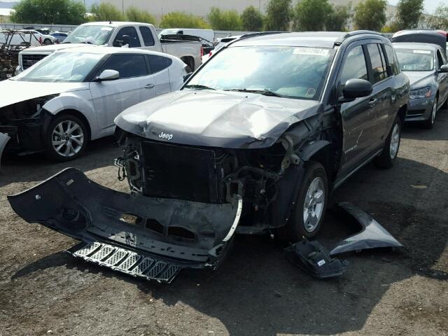 1C4NJCBA0FD396913 - 2015 JEEP COMPASS SP BLACK photo 2