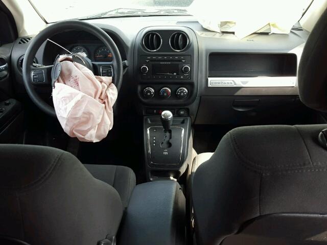 1C4NJCBA0FD396913 - 2015 JEEP COMPASS SP BLACK photo 9