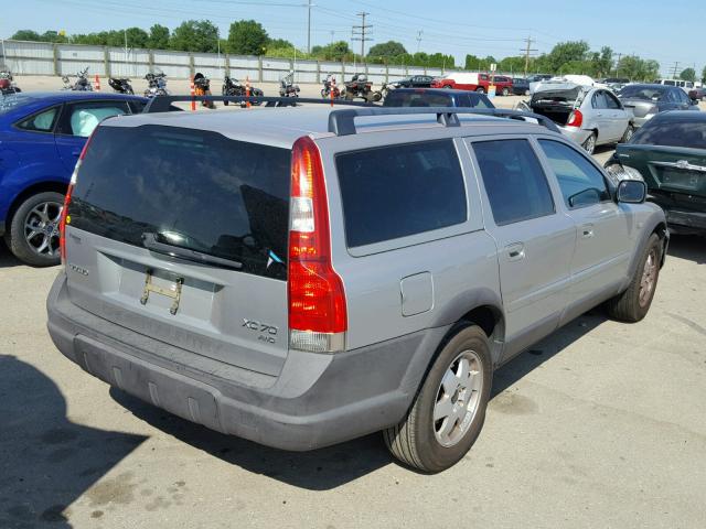 YV1SZ59H841123365 - 2004 VOLVO XC70 SILVER photo 4