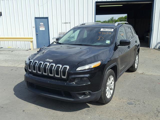 1C4PJLCB4FW536711 - 2015 JEEP CHEROKEE L BLACK photo 2