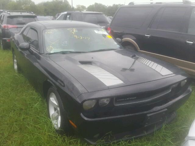 2C3CDYAG2CH134492 - 2012 DODGE CHALLENGER BLACK photo 1