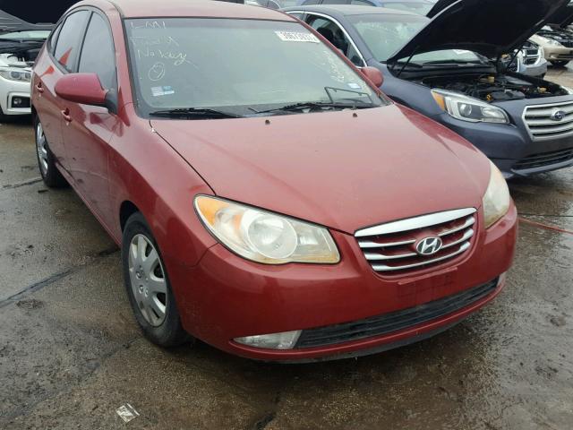 KMHDU4AD3AU911573 - 2010 HYUNDAI ELANTRA BL RED photo 1