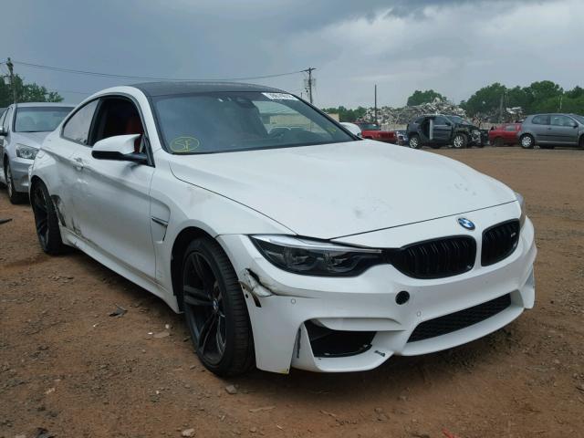 WBS4Y9C50JAC86252 - 2018 BMW M4 WHITE photo 1