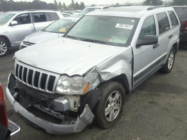 1J4HR48N66C269699 - 2006 JEEP GRAND CHER SILVER photo 2