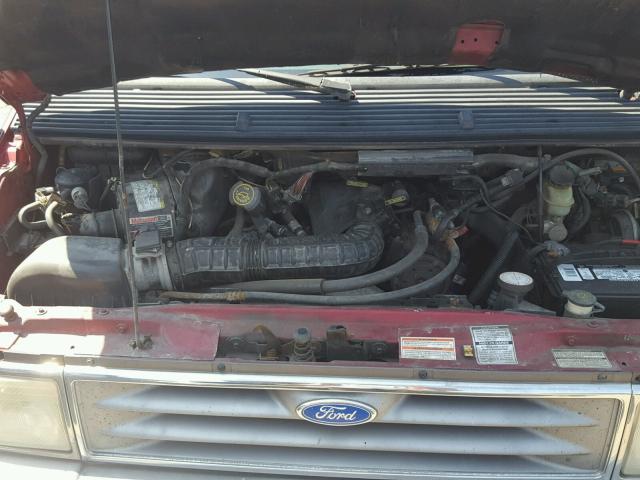 1FMDA31XXSZA45548 - 1995 FORD AEROSTAR RED photo 7