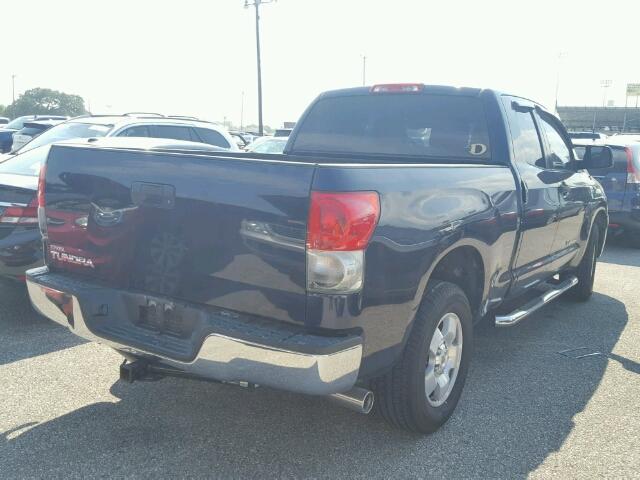 5TFRT54129X029308 - 2009 TOYOTA TUNDRA DOU BLUE photo 4