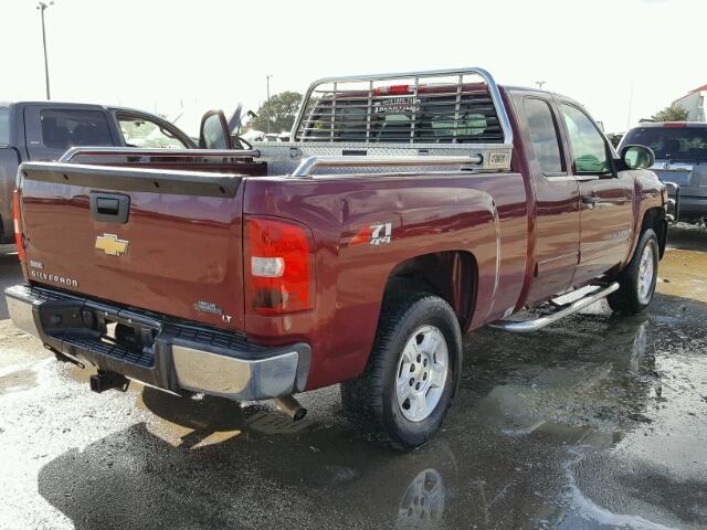 1GCEK29049Z250347 - 2009 CHEVROLET SILVERADO RED photo 4