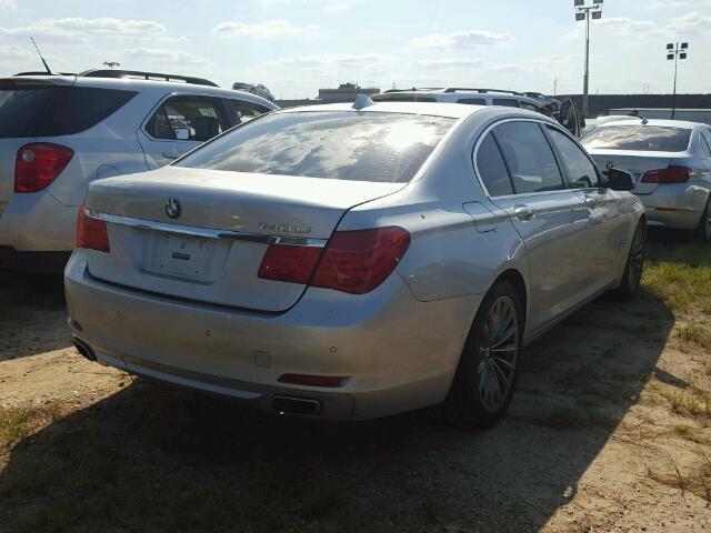 WBAKB4C52BC574843 - 2011 BMW 740 SILVER photo 4