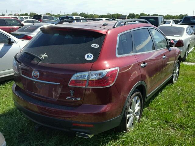 JM3TB2DA4C0358509 - 2012 MAZDA CX-9 MAROON photo 4