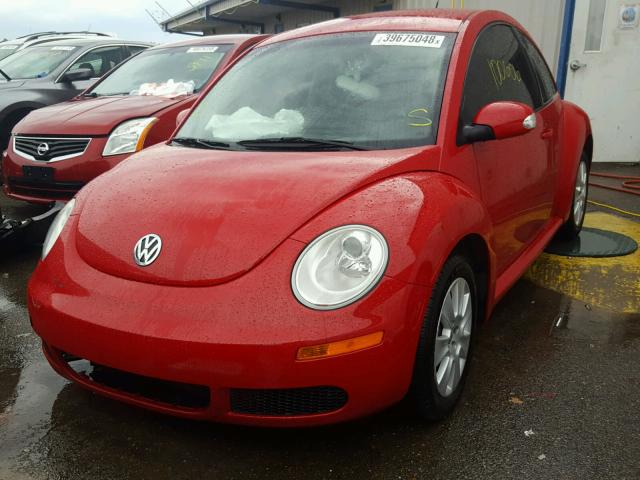 3VWPW31C89M518579 - 2009 VOLKSWAGEN NEW BEETLE წითელი ფოტო 2