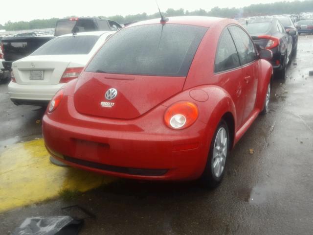 3VWPW31C89M518579 - 2009 VOLKSWAGEN NEW BEETLE წითელი ფოტო 4
