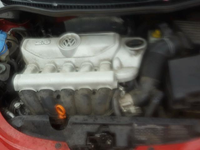 3VWPW31C89M518579 - 2009 VOLKSWAGEN NEW BEETLE წითელი ფოტო 7