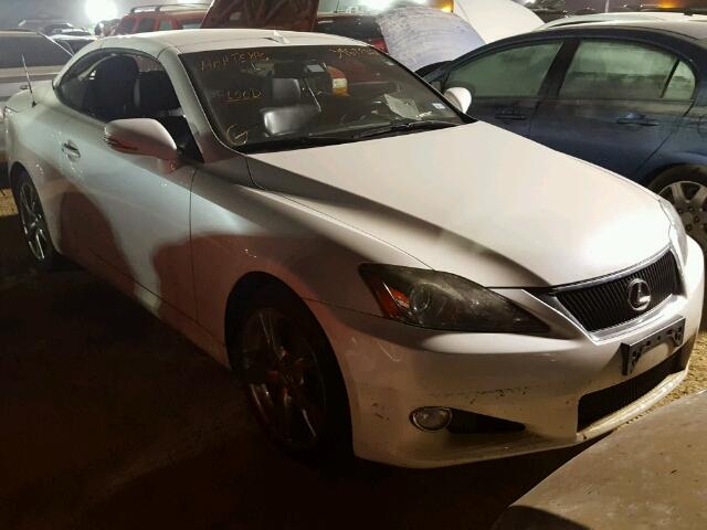 JTHFF2C26A2509029 - 2010 LEXUS IS 250 WHITE photo 1