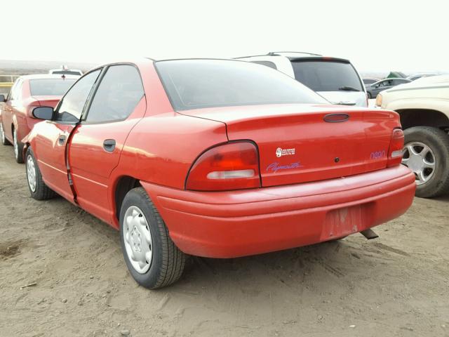 1P3ES27C2VD302420 - 1997 PLYMOUTH NEON BASE 红色 照片 3
