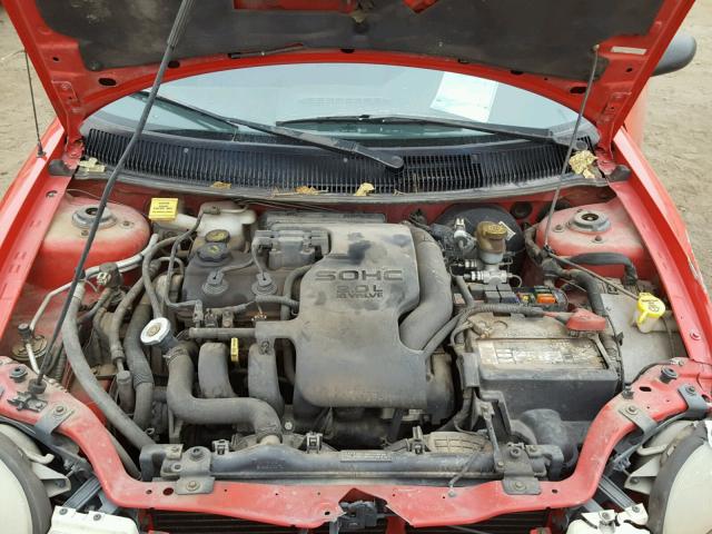 1P3ES27C2VD302420 - 1997 PLYMOUTH NEON BASE 红色 照片 7