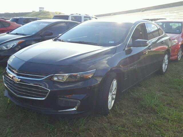 1G1ZE5ST2HF150111 - 2017 CHEVROLET MALIBU BLACK photo 2