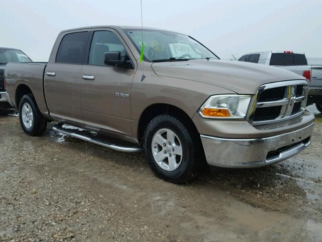 1D7RB1CP2AS117266 - 2010 DODGE RAM 1500 BROWN photo 1