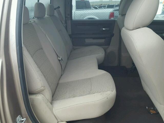 1D7RB1CP2AS117266 - 2010 DODGE RAM 1500 BROWN photo 6