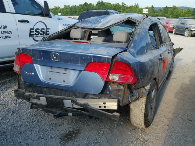 2HGFA16918H517190 - 2008 HONDA CIVIC EXL Mavi foto 4
