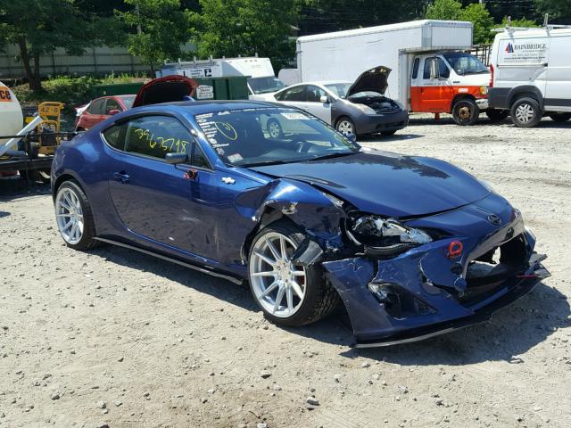 JF1ZNAA16G8702928 - 2016 TOYOTA SCION FR-S BLUE photo 1