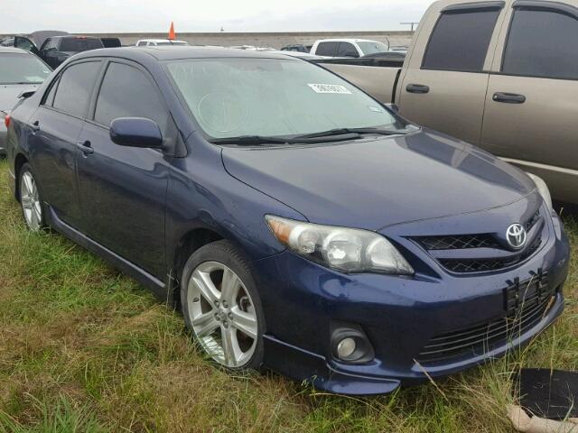 5YFBU4EE1DP114822 - 2013 TOYOTA COROLLA BLUE photo 1