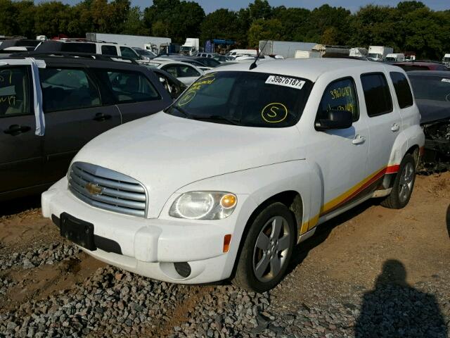 3GNCA13B59S574037 - 2009 CHEVROLET HHR WHITE photo 2