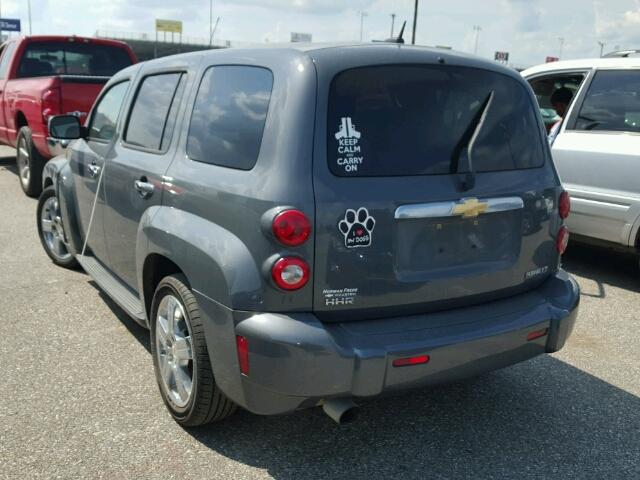 3GNCA53V39S586379 - 2009 CHEVROLET HHR LT GRAY photo 3