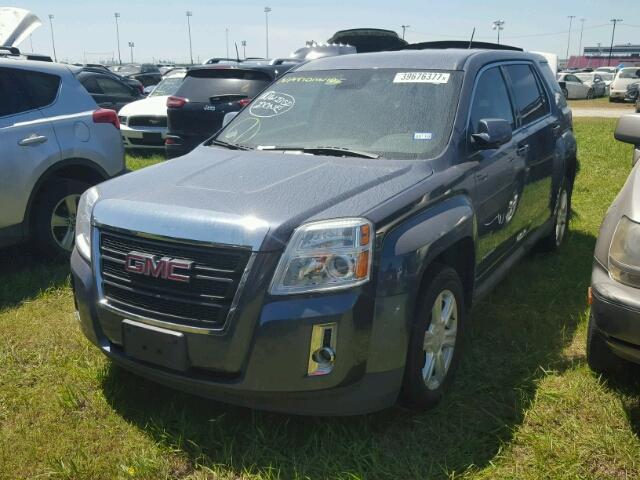 2GKALMEK5E6148175 - 2014 GMC TERRAIN SL BLUE photo 2