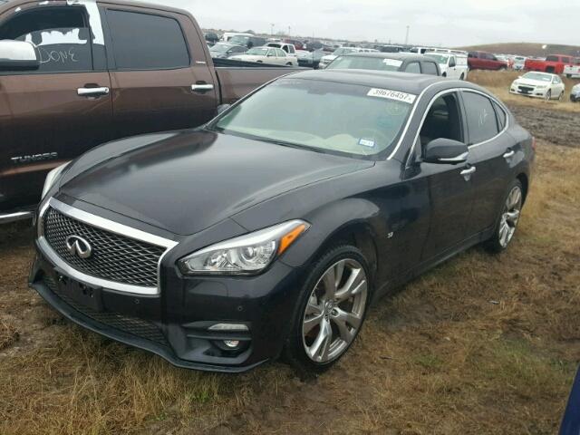 JN1BY1AP8FM542096 - 2015 INFINITI Q70 3.7 BLACK photo 2