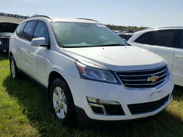 1GNKRGKD0EJ161254 - 2014 CHEVROLET TRAVERSE WHITE photo 1