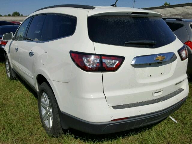 1GNKRGKD0EJ161254 - 2014 CHEVROLET TRAVERSE WHITE photo 3