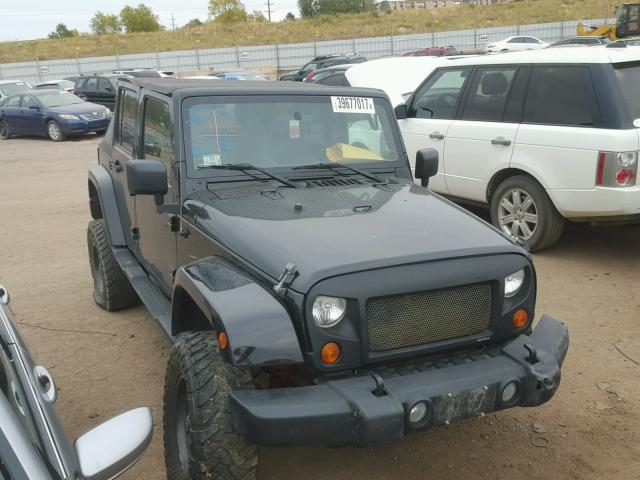 1J4GA59137L121452 - 2007 JEEP WRANGLER S BLACK photo 1