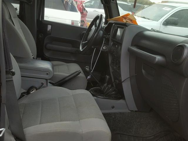 1J4GA59137L121452 - 2007 JEEP WRANGLER S BLACK photo 5