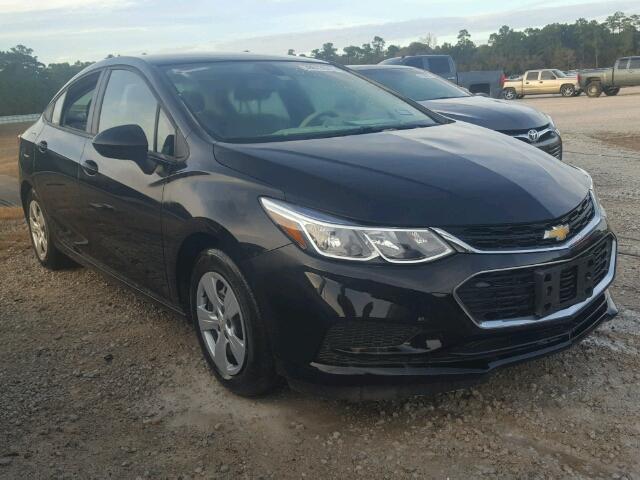 1G1BC5SM6H7148355 - 2017 CHEVROLET CRUZE BLACK photo 1